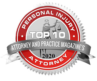 Personal Injury Top 10 Attorney and Practice Magazine's 2020